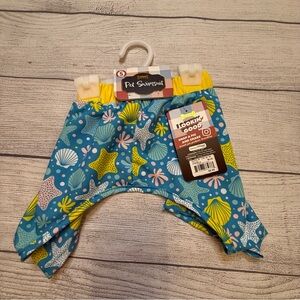 Rooky Pet Swimsuit - Blue and Yellow